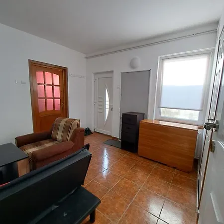 Un Dormitor Si Living La Curte